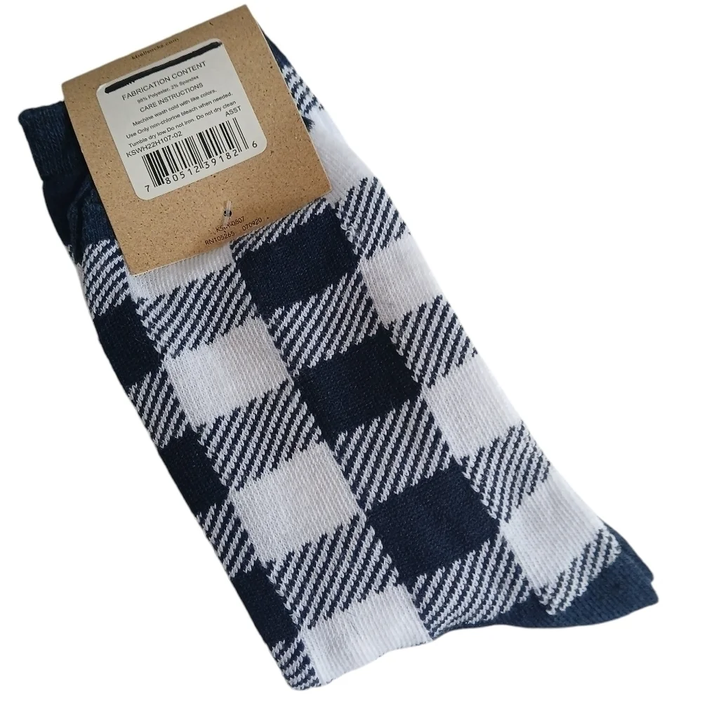 Christmas Winter Socks K. Bell Women's Crew Holiday Assortment 2 Pairs